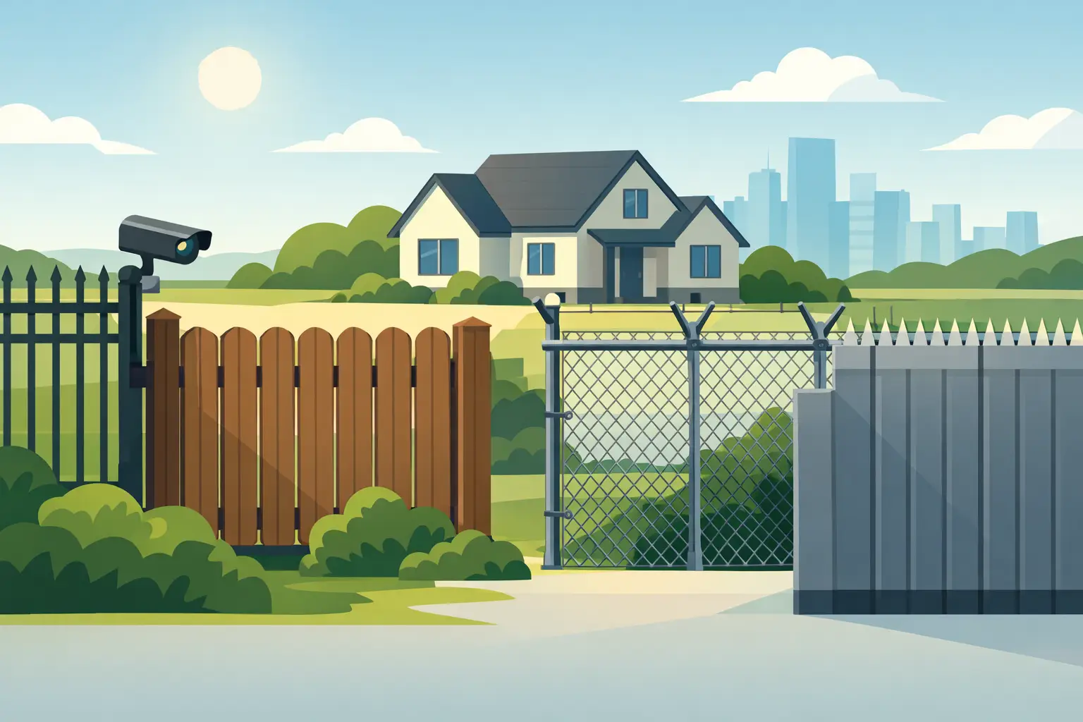 Best Security Fence Options for Your Property