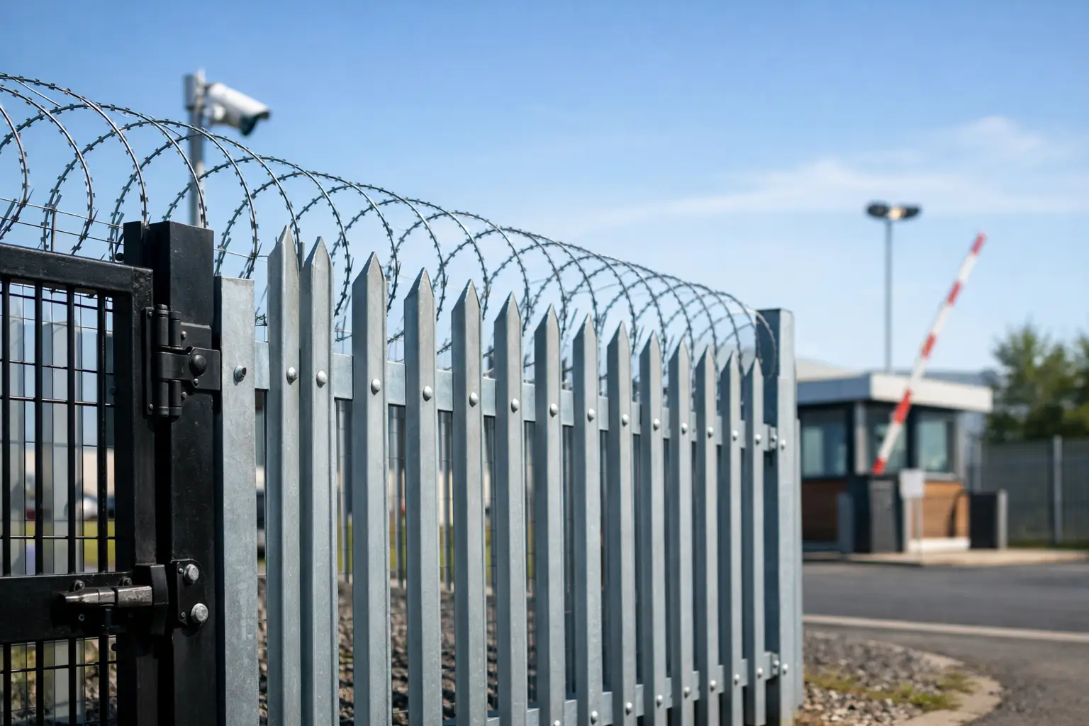 Commercial Palisade Fencing for Secure Sites