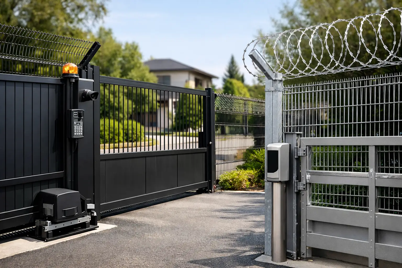 Security Gate and Fence Options for Safer Property